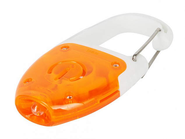 Брелок - фонарик с отражателем и карабином с логотипом  заказать по выгодной цене в кибермаркете AvroraStore
