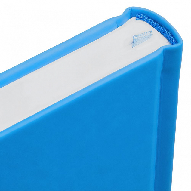 Ежедневник Favor, недатированный, голубой с логотипом  заказать по выгодной цене в кибермаркете AvroraStore