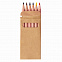 агаНабор цветных карандашей мини TINY,6 цветов с логотипом  заказать по выгодной цене в кибермаркете AvroraStore