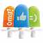Набор для украшения мороженого Social Media Kit с логотипом  заказать по выгодной цене в кибермаркете AvroraStore