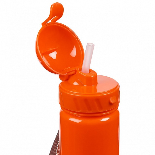 Бутылка для воды Barley, оранжевая с логотипом  заказать по выгодной цене в кибермаркете AvroraStore