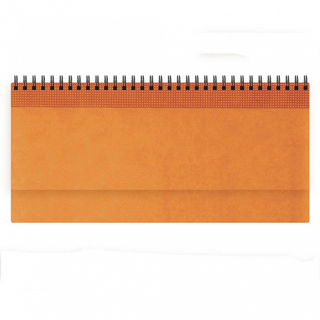 Недатированный планинг VELVET 5495 (794) 298x140 мм, оранжевый, календарь до 2019 г с логотипом  заказать по выгодной цене в кибермаркете AvroraStore