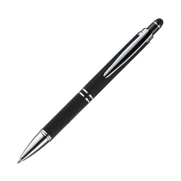 Шариковая ручка Alt, черный с логотипом  заказать по выгодной цене в кибермаркете AvroraStore