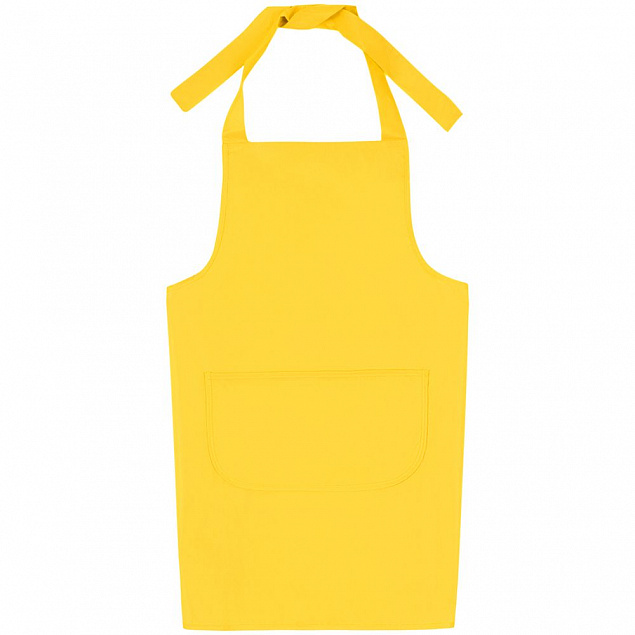 Фартук Neat, желтый с логотипом  заказать по выгодной цене в кибермаркете AvroraStore