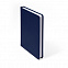 Ежедневник недатированный Duncan, А5,  темно-синий, белый блок с логотипом  заказать по выгодной цене в кибермаркете AvroraStore