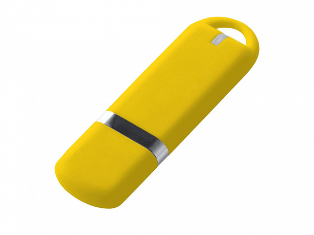 USB 2.0- флешка на 8 Гб, soft-touch с логотипом  заказать по выгодной цене в кибермаркете AvroraStore