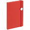Блокнот Shall Round, красный с логотипом  заказать по выгодной цене в кибермаркете AvroraStore