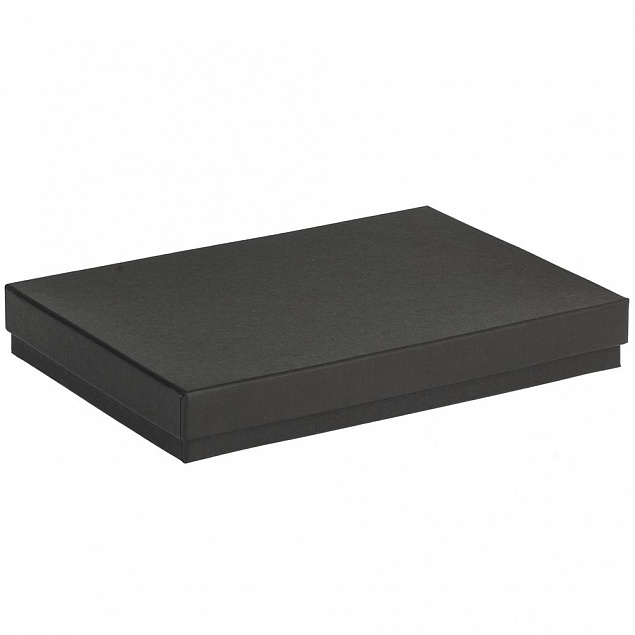 Коробка под ежедневник, черная с логотипом  заказать по выгодной цене в кибермаркете AvroraStore