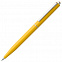 Ручка шариковая Senator Point ver. 2, желтая с логотипом  заказать по выгодной цене в кибермаркете AvroraStore