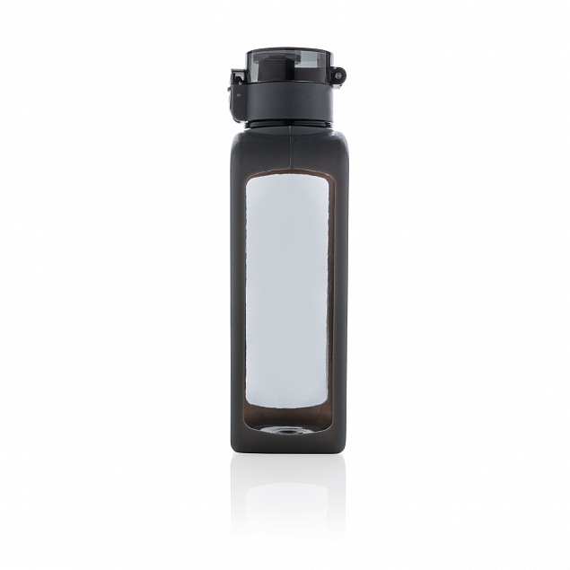 Квадратная вакуумная бутылка для воды, черный с логотипом  заказать по выгодной цене в кибермаркете AvroraStore