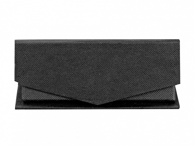 Подарочная коробка для флеш-карт треугольная, черный с логотипом  заказать по выгодной цене в кибермаркете AvroraStore