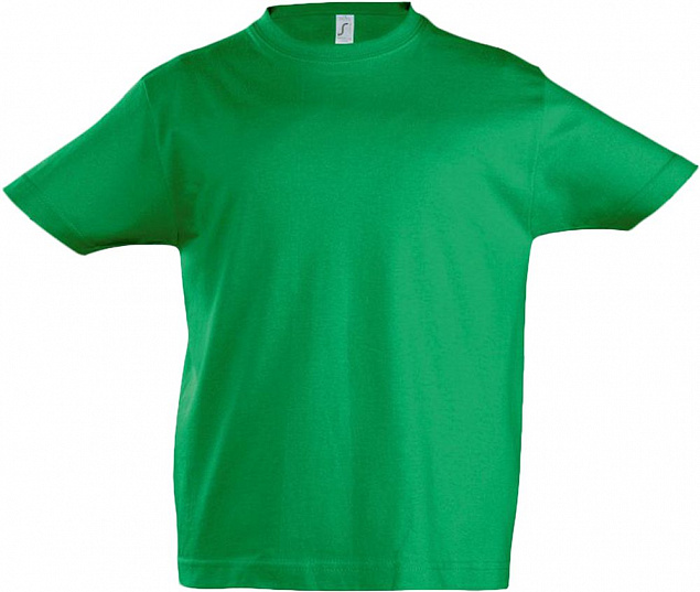 Футболка детская Imperial Kids 190, ярко-зеленая с логотипом  заказать по выгодной цене в кибермаркете AvroraStore