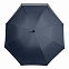 Зонт-трость Portobello Dune, синий/серый с логотипом  заказать по выгодной цене в кибермаркете AvroraStore