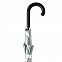 Зонт-трость Unit Wind, серебристый с логотипом  заказать по выгодной цене в кибермаркете AvroraStore