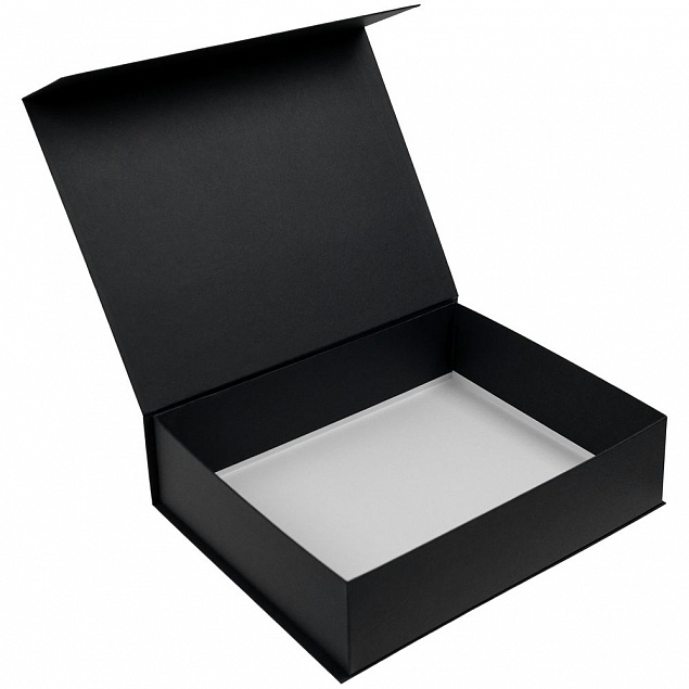 Коробка Koffer, черная с логотипом  заказать по выгодной цене в кибермаркете AvroraStore