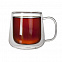 Чашка с двойными стенками Glass First с логотипом  заказать по выгодной цене в кибермаркете AvroraStore
