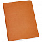 Блокнот Writer, оранжевый с логотипом  заказать по выгодной цене в кибермаркете AvroraStore