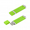 Флеш-карта USB 8GB "Абсолют", зеленое яблоко с логотипом  заказать по выгодной цене в кибермаркете AvroraStore