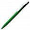 Ручка шариковая Pin Silver, зеленая с логотипом  заказать по выгодной цене в кибермаркете AvroraStore