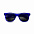 Очки солнцезащитные BARI, Королевский синий с логотипом  заказать по выгодной цене в кибермаркете AvroraStore