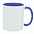 Кружка Promo Plus для сублимационной печати, синяя с логотипом  заказать по выгодной цене в кибермаркете AvroraStore