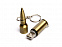 USB-флешка на 32 Гб в виде патрона от АК-47 с логотипом  заказать по выгодной цене в кибермаркете AvroraStore
