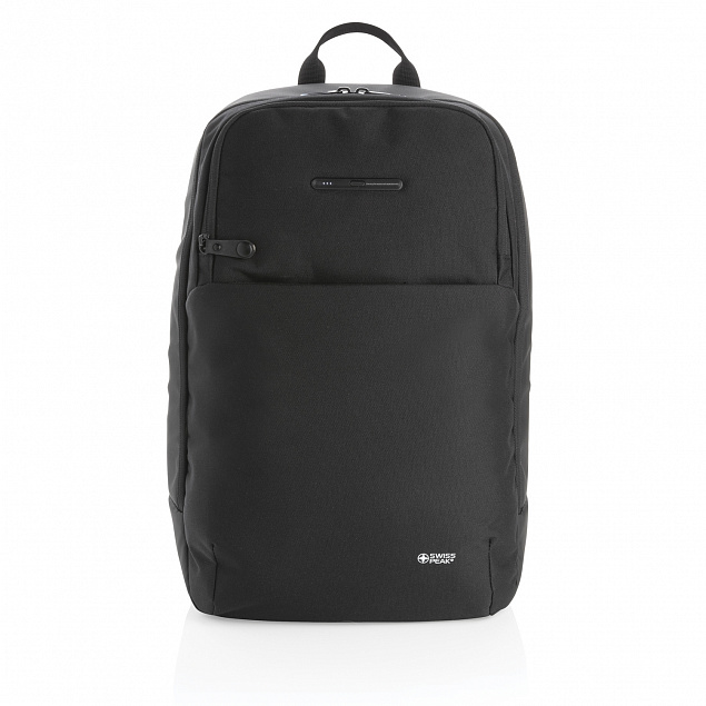 Рюкзак для ноутбука Swiss Peak со стерилизатором UV-C с логотипом  заказать по выгодной цене в кибермаркете AvroraStore