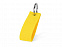 Брелок Войлочный, желтый с логотипом  заказать по выгодной цене в кибермаркете AvroraStore
