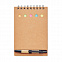 Блокнот с ручкой с логотипом  заказать по выгодной цене в кибермаркете AvroraStore