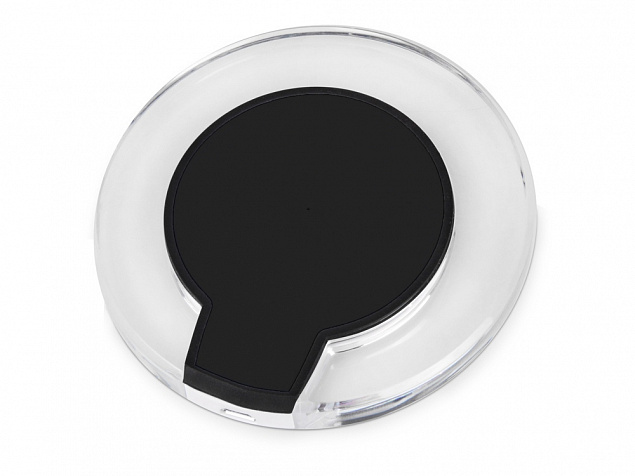 Беспроводное зарядное устройство Pod со светодиодной подсветкой с логотипом  заказать по выгодной цене в кибермаркете AvroraStore