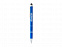 Ручка-стилус шариковая Charleston, синий, черные чернила с логотипом  заказать по выгодной цене в кибермаркете AvroraStore