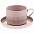 Чайная пара Pastello Moderno, розовая с логотипом  заказать по выгодной цене в кибермаркете AvroraStore