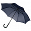 Зонт-трость Wind, синий с логотипом  заказать по выгодной цене в кибермаркете AvroraStore