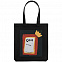 Холщовая сумка «Сода», черная с логотипом  заказать по выгодной цене в кибермаркете AvroraStore