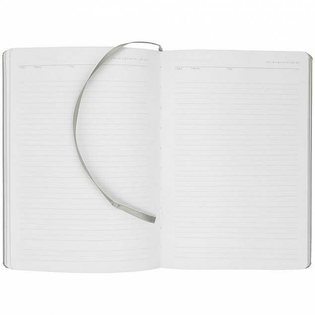 Ежедневник Cortado, недатированный, светло-серый с логотипом  заказать по выгодной цене в кибермаркете AvroraStore