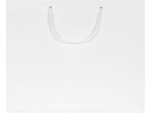 Пакет подарочный Imilit XL, белый с логотипом  заказать по выгодной цене в кибермаркете AvroraStore