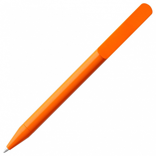 Ручка шариковая Prodir DS3 TPP, оранжевая с логотипом  заказать по выгодной цене в кибермаркете AvroraStore