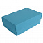 Коробка картонная, "COLOR" 11,5*6*17 см; голубой с логотипом  заказать по выгодной цене в кибермаркете AvroraStore