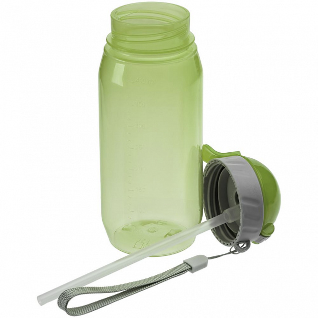 Бутылка для воды Aquarius, зеленая с логотипом  заказать по выгодной цене в кибермаркете AvroraStore