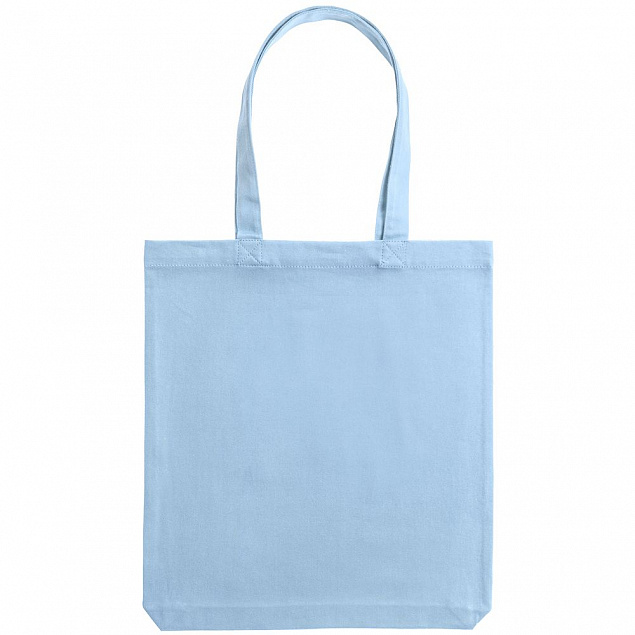 Холщовая сумка Avoska, голубая с логотипом  заказать по выгодной цене в кибермаркете AvroraStore