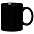 Кружка Promo, черная с логотипом  заказать по выгодной цене в кибермаркете AvroraStore