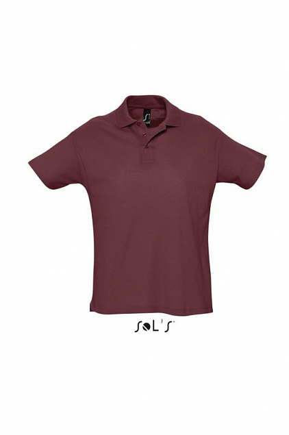 Джемпер (рубашка-поло) SUMMER II мужская,Бордовый L с логотипом  заказать по выгодной цене в кибермаркете AvroraStore