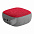 Беспроводная колонка Chubby, серая с красным с логотипом  заказать по выгодной цене в кибермаркете AvroraStore