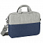 Конференц-сумка BEAM NOTE, серый/темно-синий, 39х30х6.5 см, ткань верха: 100% полиамид, под-д: 100%п с логотипом  заказать по выгодной цене в кибермаркете AvroraStore