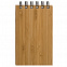 Блокнот на кольцах Bamboo Simple с логотипом  заказать по выгодной цене в кибермаркете AvroraStore