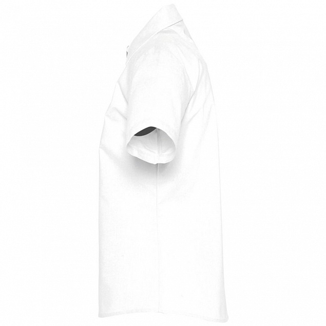 Рубашка женская с коротким рукавом ELITE, белая с логотипом  заказать по выгодной цене в кибермаркете AvroraStore