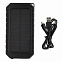 Внешний аккумулятор с солнечной панелью и функцией беспроводной зарядки, 10000 мАч, 10 Вт с логотипом  заказать по выгодной цене в кибермаркете AvroraStore