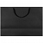 Пакет бумажный Bicolor, белый с черным с логотипом  заказать по выгодной цене в кибермаркете AvroraStore