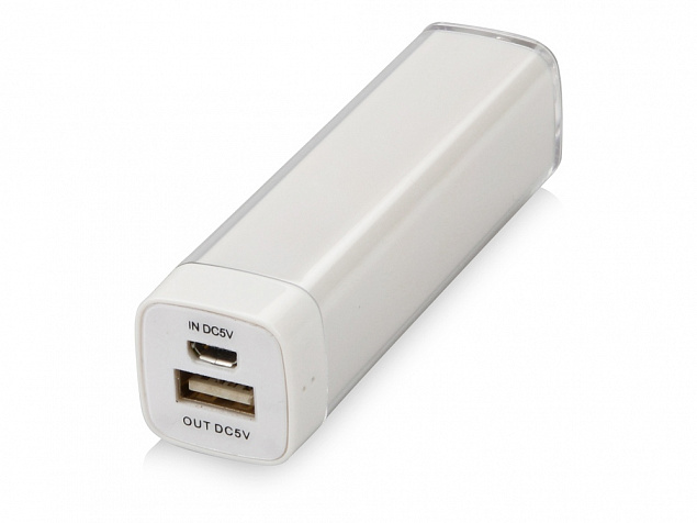 Портативное зарядное устройство «Ангра», 2200 mAh с логотипом  заказать по выгодной цене в кибермаркете AvroraStore