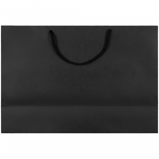 Пакет бумажный Bicolor, белый с черным с логотипом  заказать по выгодной цене в кибермаркете AvroraStore